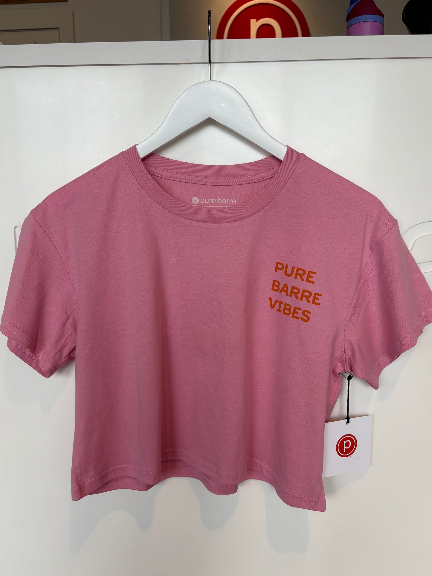 Pure Barre Vibes Crop Tee