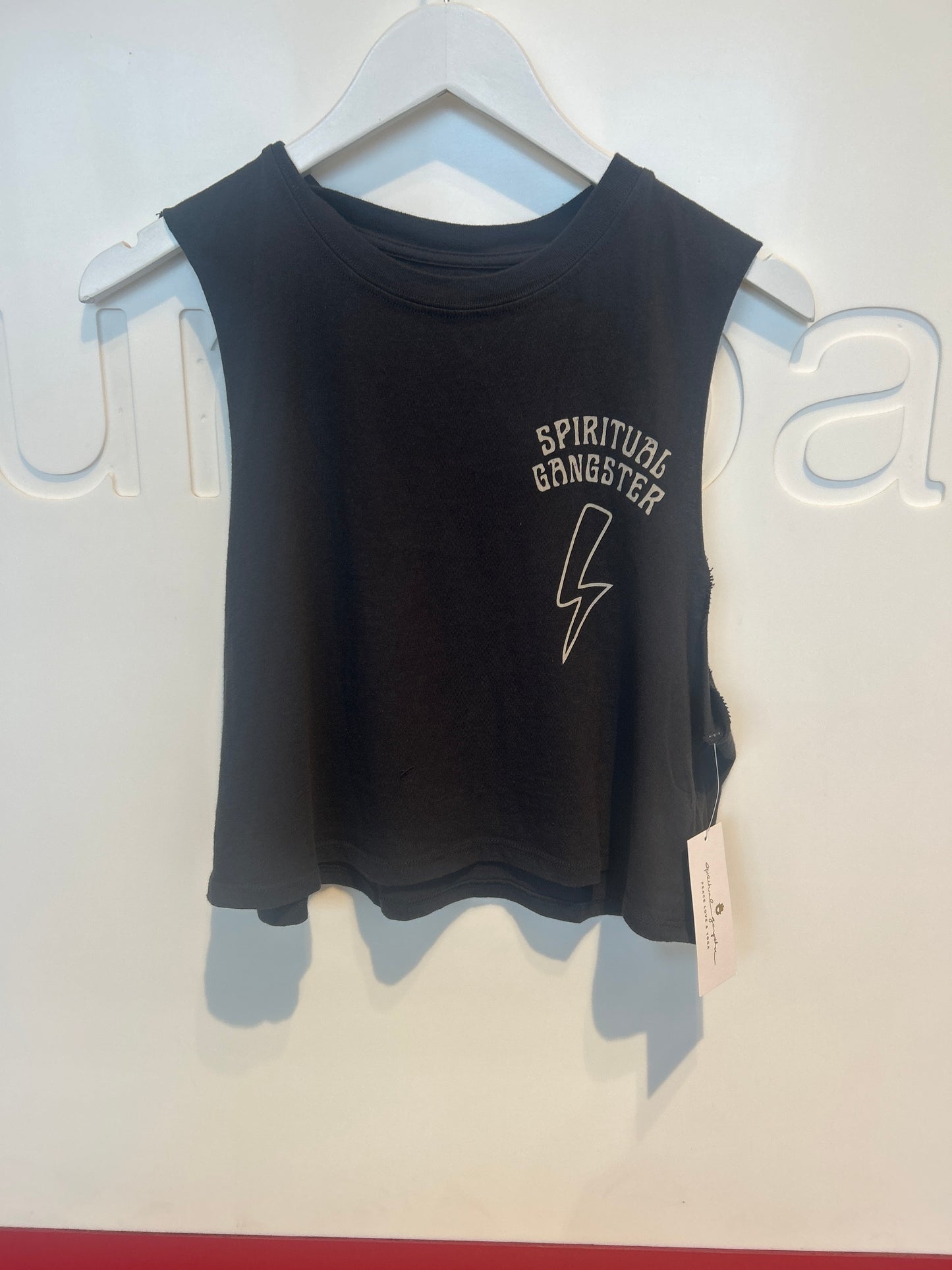 Spiritual Gangster Bolt Callie Crop Tank