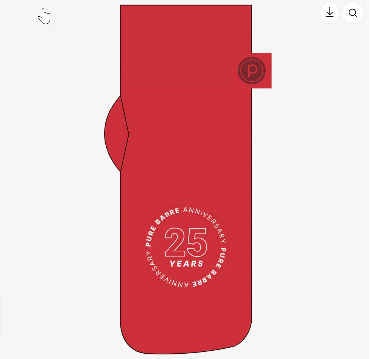 Pure Barre 25th Anniversary Grip Socks