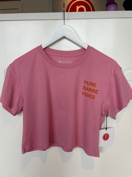 Pure Barre Vibes Crop Tee