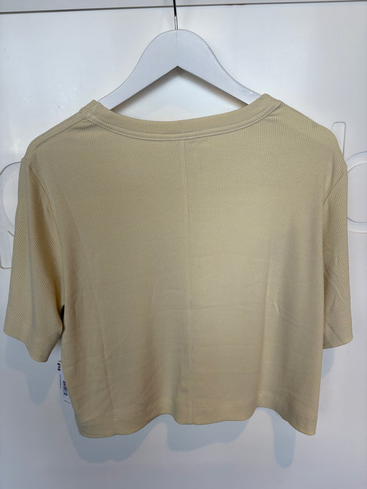 SS Cropped Tee Butter