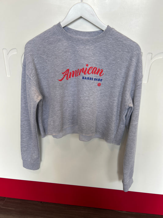 American Barre Babe Crop Long Sleeve