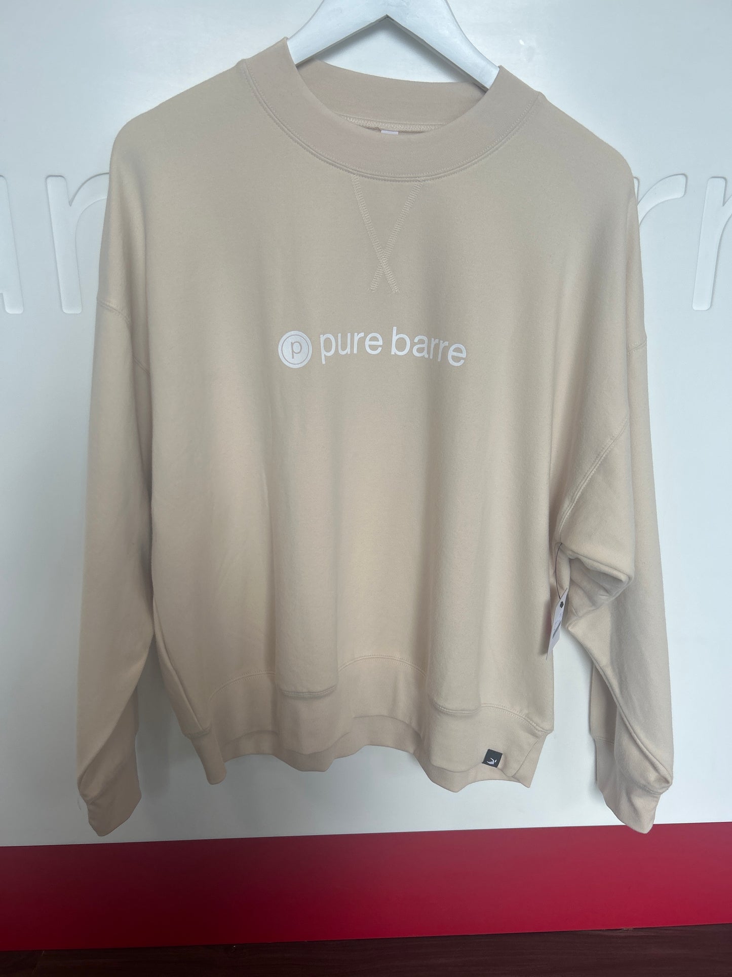 Pure Barre Vintage Oversized Crew