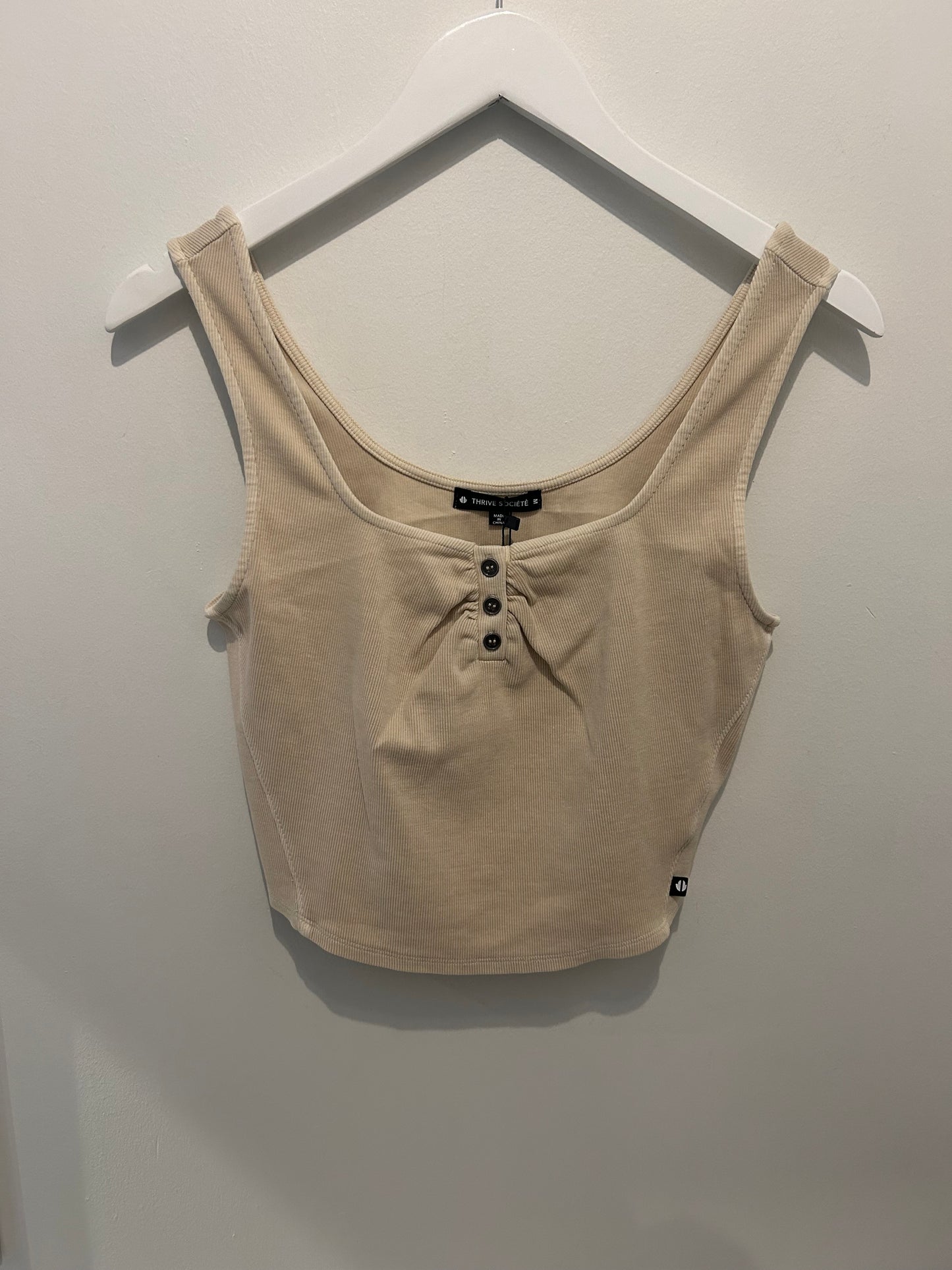 Washed Henley Tank