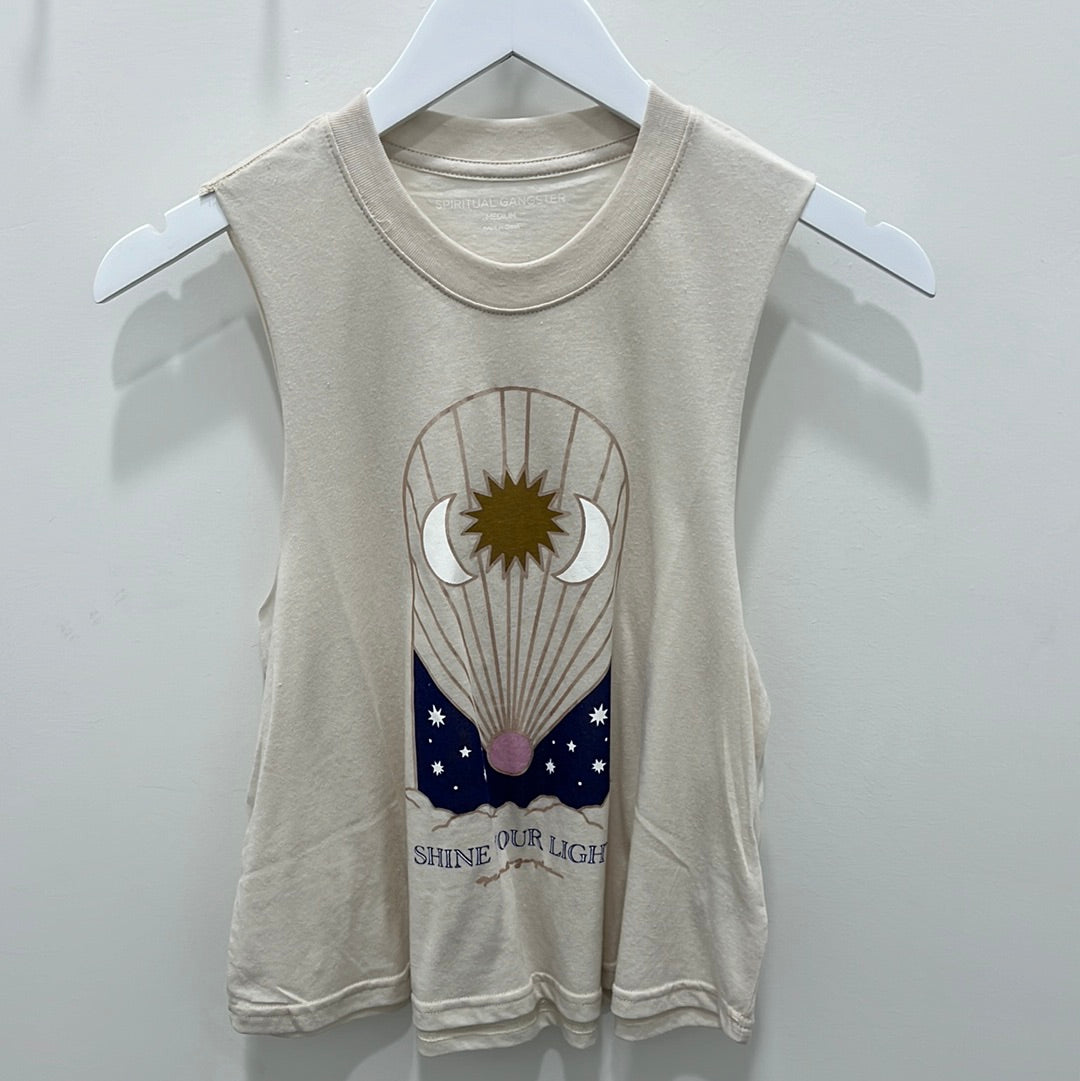 Shine Your Light Crop Tank