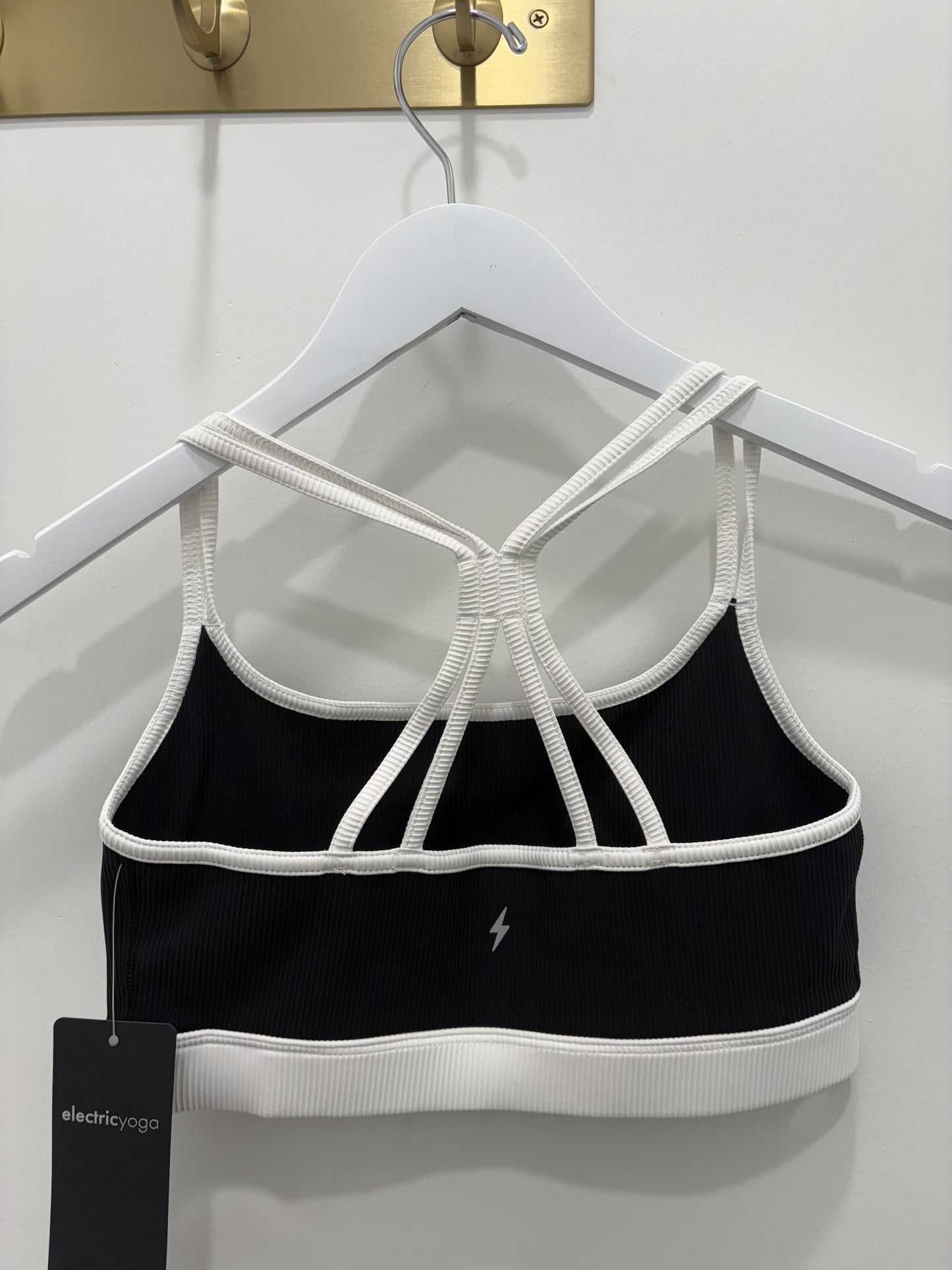 Color Block Rib Bra