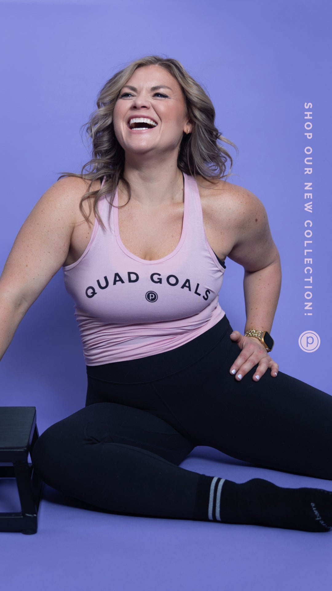 Quad Goals Twisted Racerback Tank