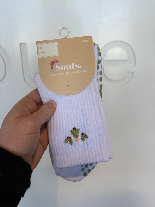 Christmas Tree Grip Sock