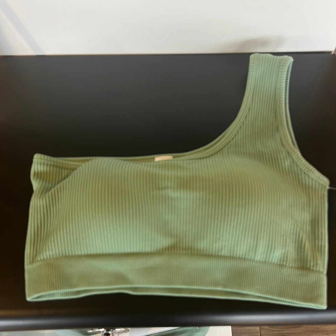 AVA Active One Shoulder Soft Bra